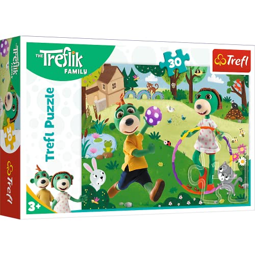 Trefl - Die Familie Treflik, Aktiver Tag - Puzzle 30 Elemente - Bunte Puzzles mit den Märchenfiguren der Familie Treflik, kreative Unterhaltung, Spaß für Kinder ab 3 Jahren Trefl - Die Familie Treflik, Aktiver Tag - Puzzle 30 Elemente - Bunte Puzzles mit den Märchenfiguren der Familie Treflik, kreative Unterhaltung, Spaß für Kinder ab 3 Jahren von Trefl