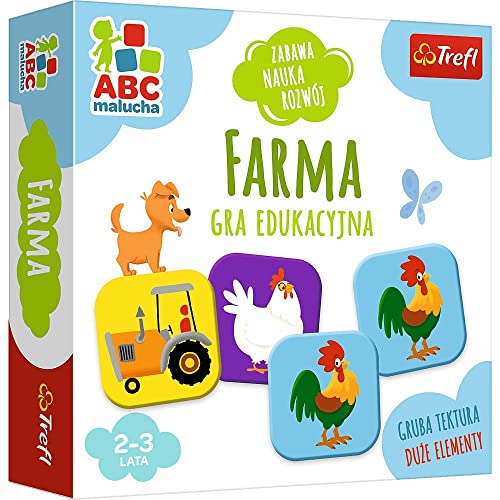 Trefl Farma ABC Malucha Bildungsspiel für Kinder von 2 - 3 Jahren von Trefl