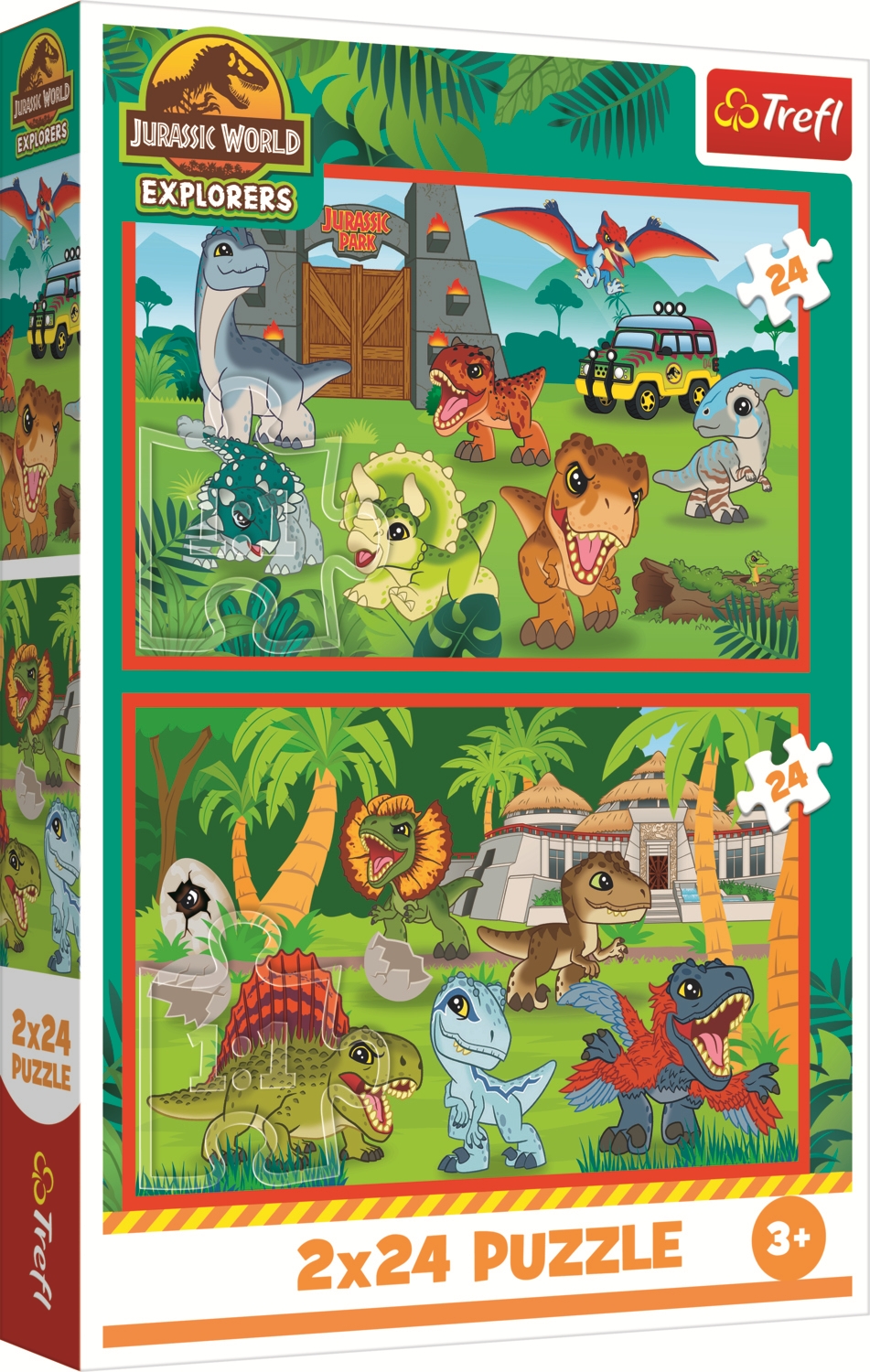 Trefl 2 Puzzles - Kleine Dinosaurier 24 Teile Puzzle Trefl-34437 Trefl 2 Puzzles - Kleine Dinosaurier 24 Teile Puzzle Trefl-34437 von Trefl