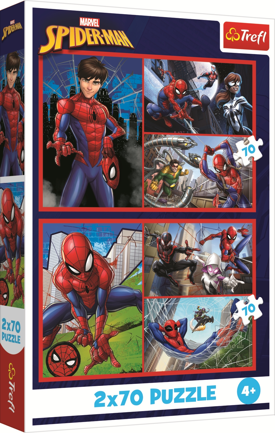 Trefl 2 Puzzles - Spiderman Geschichten 70 Teile Puzzle Trefl-34443 von Trefl