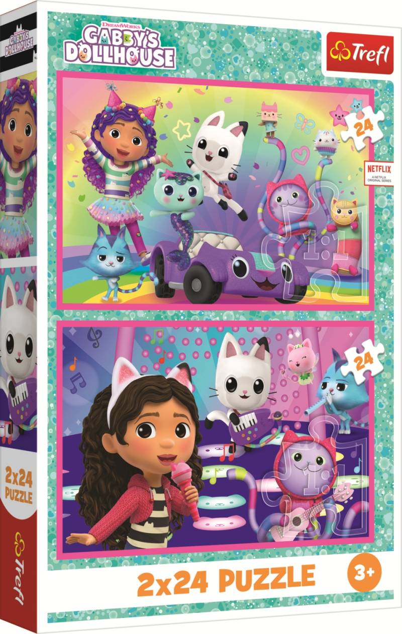 Trefl 2 Puzzles - Spielen mit Gabby 24 Teile Puzzle Trefl-34433 Trefl 2 Puzzles - Spielen mit Gabby 24 Teile Puzzle Trefl-34433 von Trefl