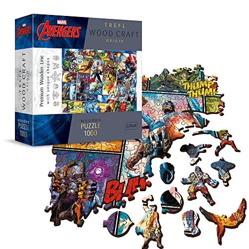 Holz Puzzle 1000 Avengers, Holzpuzzle: Marvel Comic Universe Holz Puzzle 1000 Avengers, Holzpuzzle: Marvel Comic Universe von Trefl