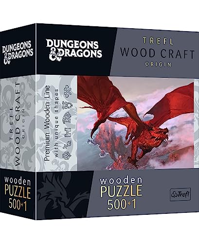 Trefl 20181 Wood Craft Dungeons & Dragons Holzpuzzle, Mehrfarbig von Trefl