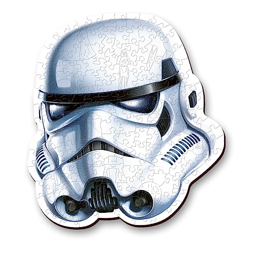 Trefl – Konturenpuzzle aus Holz: Star Wars, Helm eines Stormtroopers – 160 Stücke, Wood Craft, Unregelmäßige Formen, 10 Figuren, Premium Modern Puzzlespiel, für Erwachsene und Kinder ab 9 Jahren Trefl – Konturenpuzzle aus Holz: Star Wars, Helm eines Stormtroopers – 160 Stücke, Wood Craft, Unregelmäßige Formen, 10 Figuren, Premium Modern Puzzlespiel, für Erwachsene und Kinder ab 9 Jahren von Trefl