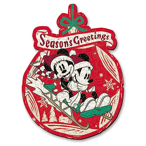 Trefl – Konturenpuzzle aus Holz: Disney, Mickeys und Minnis Weihnachtsabenteuer – 160 Stücke, Wood Craft, Unregelmäßige Formen, 10 Figuren, Premium Puzzlespiel, für Erwachsene und Kinder ab 9 Jahren Trefl – Konturenpuzzle aus Holz: Disney, Mickeys und Minnis Weihnachtsabenteuer – 160 Stücke, Wood Craft, Unregelmäßige Formen, 10 Figuren, Premium Puzzlespiel, für Erwachsene und Kinder ab 9 Jahren von Trefl