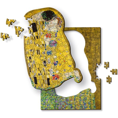 Trefl - Holzpuzzle: Der Kuss, Gustav Klimt - 200 Puzzleteile, Künstlerisches Puzzle Wooden Puzzle, Berühmte Bilder, Bekannte Künstler, Kreative Unterhaltung für Erwachsene und Kinder ab 9 Jahren Trefl - Holzpuzzle: Der Kuss, Gustav Klimt - 200 Puzzleteile, Künstlerisches Puzzle Wooden Puzzle, Berühmte Bilder, Bekannte Künstler, Kreative Unterhaltung für Erwachsene und Kinder ab 9 Jahren von Trefl