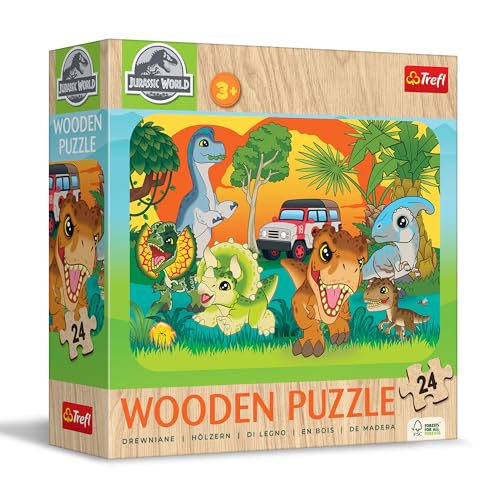 Holz Puzzle Junior 24 - Jurassic World von Trefl
