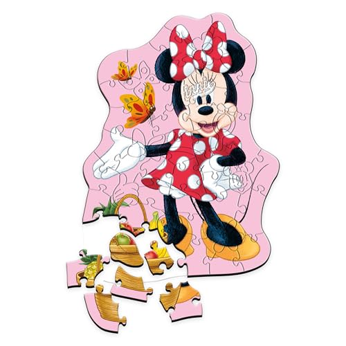 Trefl 20279 Holzpuzzle: Disney Minnie, die Lustige Minnie-50 Teile, Wooden Puzzle, Unregelmäßige Formen, 10 Figuren, für Kinder ab 5 Jahren, Multicolor Trefl 20279 Holzpuzzle: Disney Minnie, die Lustige Minnie-50 Teile, Wooden Puzzle, Unregelmäßige Formen, 10 Figuren, für Kinder ab 5 Jahren, Multicolor von Trefl