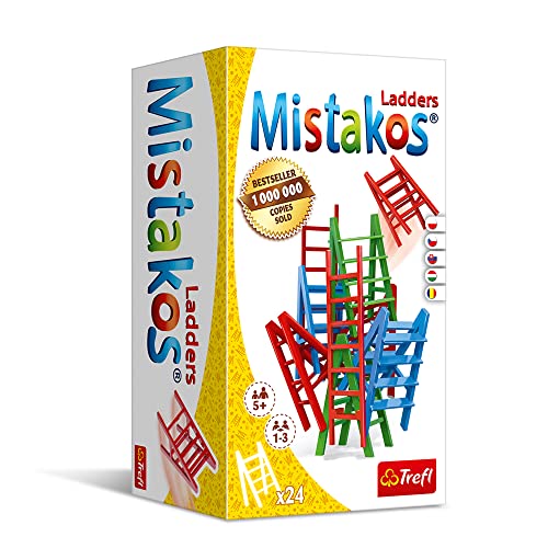 Trefl, Mistakos Leiter, für 1-3 Personen, Geschick Spiel für die ganze Familie, Verein Verein Mistakos Ladders, für Erwachsene und Kinder ab 5 Jahren Trefl, Mistakos Leiter, für 1-3 Personen, Geschick Spiel für die ganze Familie, Verein Verein Mistakos Ladders, für Erwachsene und Kinder ab 5 Jahren von Trefl