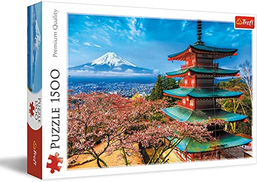 Trefl 261325 Puzzle Mount Fuji, 1500 Teile, Farbig Trefl 261325 Puzzle Mount Fuji, 1500 Teile, Farbig von Trefl