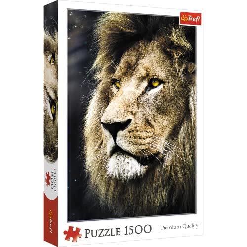 Trefl 26139 Porträt 1500 Teile, Premium Quality, für Erwachsene und Kinder ab 12 Jahren Puzzle Das Portrait des Löwen, Farbig von Trefl