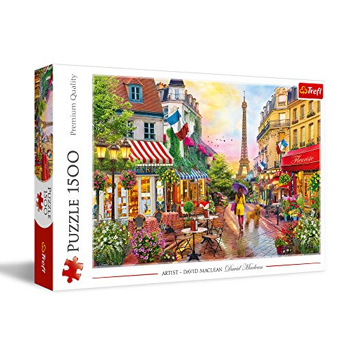 Trefl, Puzzle, Charme von Paris, 1500 Teile, Premium Quality, für Erwachsene und Kinder ab 12 Jahren, Farbig Trefl, Puzzle, Charme von Paris, 1500 Teile, Premium Quality, für Erwachsene und Kinder ab 12 Jahren, Farbig von Trefl