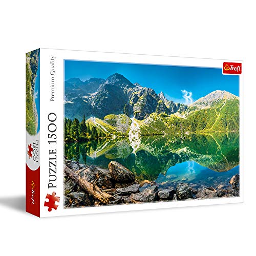 Trefl, Puzzle, Das Meerauge, Tatra, Polen, 1500 Teile, Premium Quality, für Erwachsene und Kinder ab 12 Jahren von Trefl