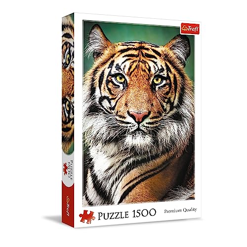 Puzzle 1500 - Portrait eines Tiger's von Trefl
