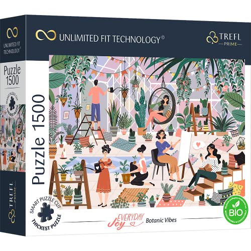 Trefl 26205 Prime 1500 Elemente Dickste Pappe, Bio, Pflanzen, Entspannung, Freizeit, Kreative Unterhaltung für Erwachsene und Kinder ab 12 Jahren Hochelement, UFT Everyday Joy Puzzle: Botanic Vibes Trefl 26205 Prime 1500 Elemente Dickste Pappe, Bio, Pflanzen, Entspannung, Freizeit, Kreative Unterhaltung für Erwachsene und Kinder ab 12 Jahren Hochelement, UFT Everyday Joy Puzzle: Botanic Vibes von Trefl