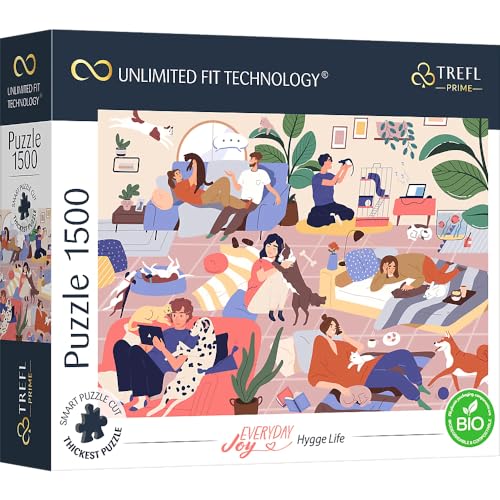 Trefl Prime - UFT Everyday Joy Puzzle: Hygge Life - 1500 Elemente - Dickste Pappe, Bio, Entspannend, Erholsam, Moderne Puzzles, Kreative Unterhaltung, Erwachsene und Kinder ab 12 Jahren Trefl Prime - UFT Everyday Joy Puzzle: Hygge Life - 1500 Elemente - Dickste Pappe, Bio, Entspannend, Erholsam, Moderne Puzzles, Kreative Unterhaltung, Erwachsene und Kinder ab 12 Jahren von Trefl