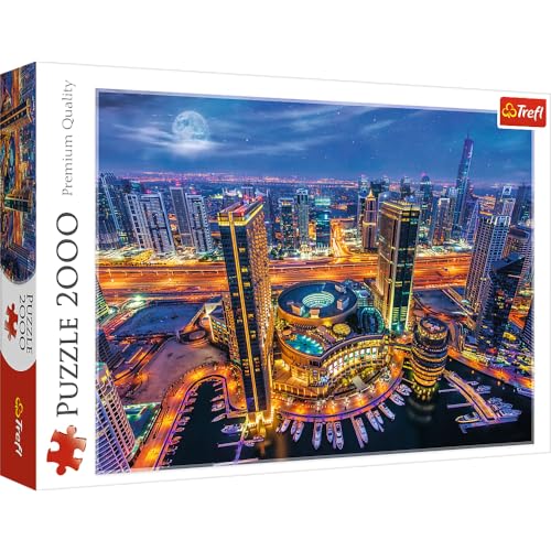 Trefl, Puzzle, Doha, Katar, 2000 Teile, Premium Quality, für Erwachsene und Kinder ab 12 Jahren von Trefl