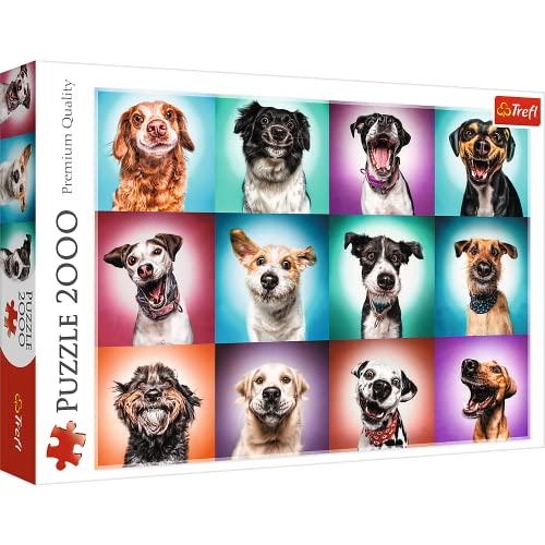 Trefl TR27119 Lustige Hundeportraits II 2000 Teile, Premium Quality, für Erwachsene und Kinder ab 12 Jahren Puzzle, Farbig Trefl TR27119 Lustige Hundeportraits II 2000 Teile, Premium Quality, für Erwachsene und Kinder ab 12 Jahren Puzzle, Farbig von Trefl