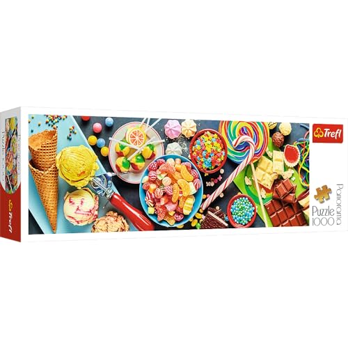 Trefl TR29046 Süße Leckerbissen 1000 Teile, Panorama, Premium Quality, für Erwachsene und Kinder ab 12 Jahren Puzzle, Farbig von Trefl