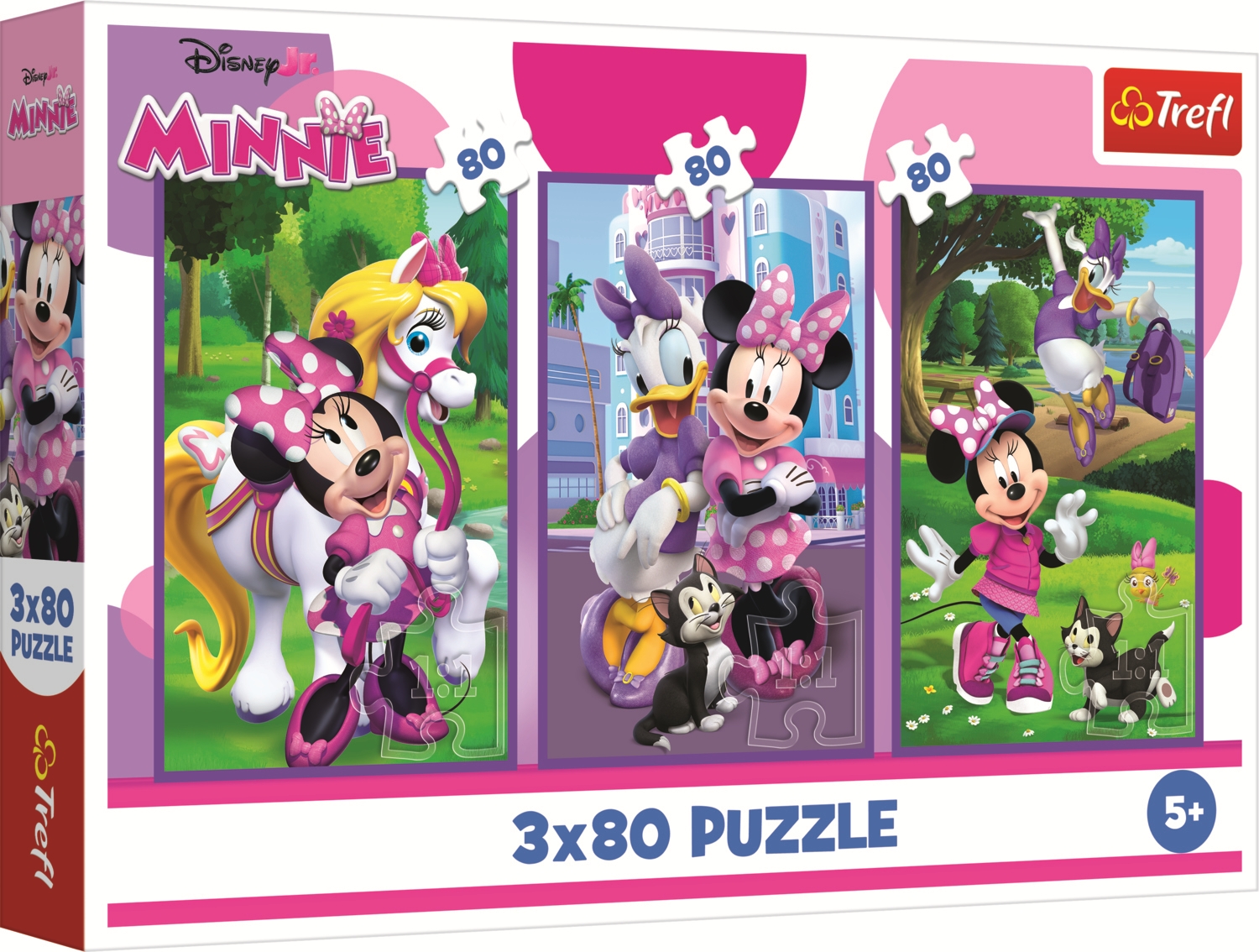 Trefl 3 Puzzles - Minnie und Freunde 80 Teile Puzzle Trefl-34889 von Trefl