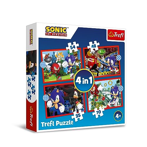 4 in 1 Puzzle - Sonic von Trefl