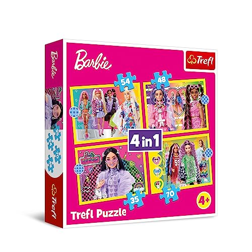 Trefl 34626 Barbie Kinderpuzzle, Mehrfarbig von Trefl
