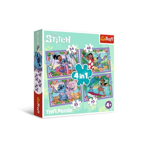 4 in 1 Puzzle - Lilo & Stitch von Trefl