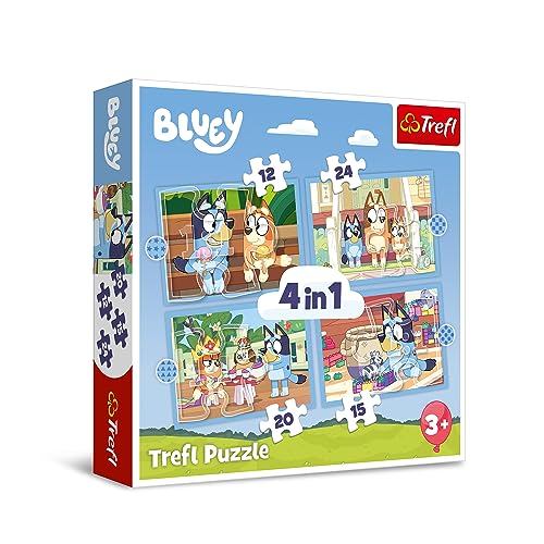 4 in 1 Puzzle - Bluey von Trefl