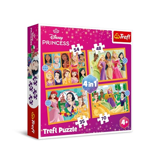 4 in 1 Puzzle - Disney Princess von Trefl
