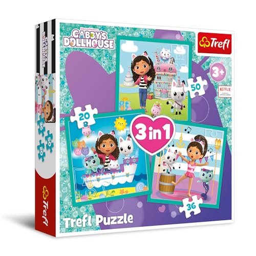 3 in 1 Puzzle - Gabby's Dollhouse von Trefl