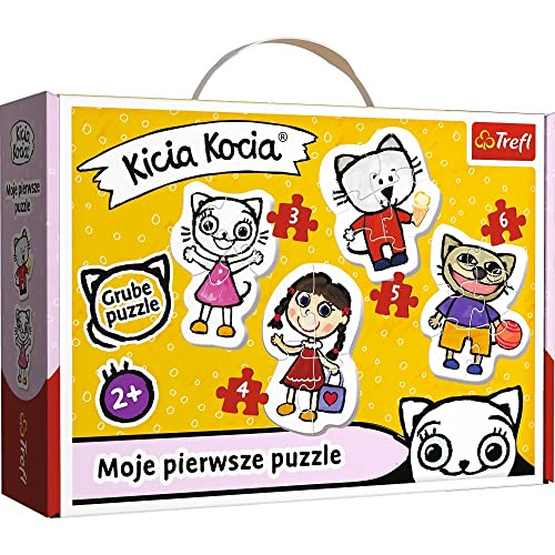 Trefl 36088 Die fröhliche, Kätzchen Kicia Kocia von 3 bis 6 Teilen, 4 Sets, Baby Classic, für Kinder ab 2 Jahren Puzzle Trefl 36088 Die fröhliche, Kätzchen Kicia Kocia von 3 bis 6 Teilen, 4 Sets, Baby Classic, für Kinder ab 2 Jahren Puzzle von Trefl
