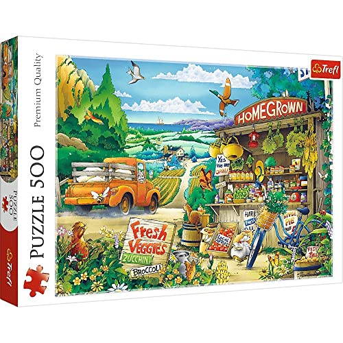 Trefl 37352 Morgen auf dem Lande 500 Teile, Premium Quality, für Erwachsene und Kinder ab 10 Jahren Puzzels, farbig von Trefl