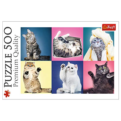 Trefl 916 37377 Kätzchen EA 500 Teile, Premium Quality, für Erwachsene und Kinder ab 10 Jahren 500pcs Kittens von Trefl