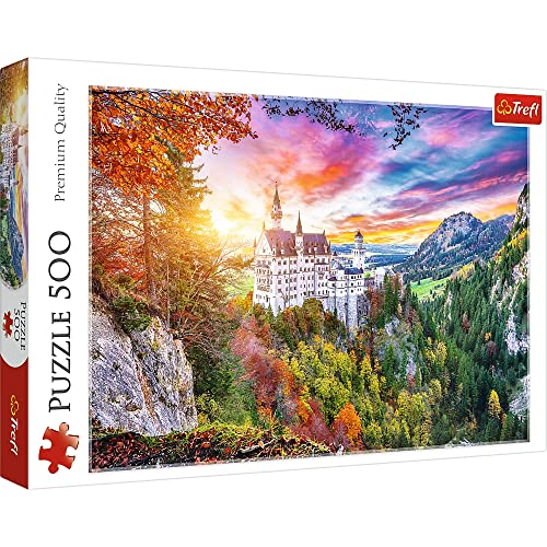 Puzzle 500 Blick auf Neuschwanstein, Deutschland von Trefl