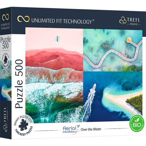 Trefl 37459 Prime 500 Stück - Dickste Pappe, Vogelperspektive, Collage, kreative Unterhaltung für Erwachsene und Kinder ab 10 Jahren Hochelement, Puzzle UFT Aerial Mindblow: Over The Water Trefl 37459 Prime 500 Stück - Dickste Pappe, Vogelperspektive, Collage, kreative Unterhaltung für Erwachsene und Kinder ab 10 Jahren Hochelement, Puzzle UFT Aerial Mindblow: Over The Water von Trefl