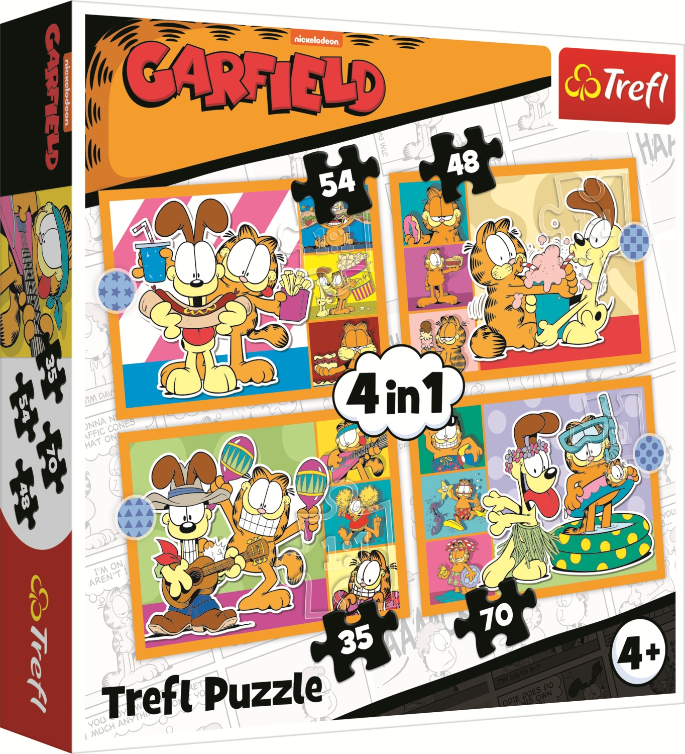 Trefl 4 Puzzles - Garfield liebt Lasagne 35 Teile Puzzle Trefl-34673 Trefl 4 Puzzles - Garfield liebt Lasagne 35 Teile Puzzle Trefl-34673 von Trefl