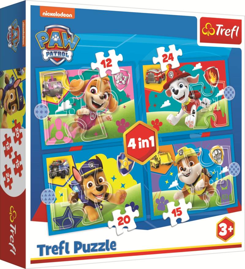 Trefl 4 Puzzles - Welpen laufen lassen 12 Teile Puzzle Trefl-34628 Trefl 4 Puzzles - Welpen laufen lassen 12 Teile Puzzle Trefl-34628 von Trefl