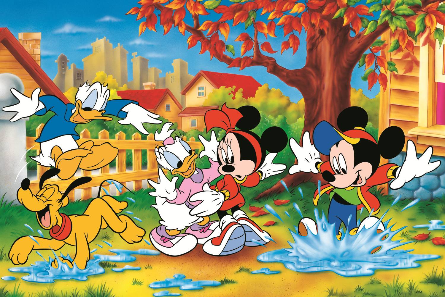 Trefl 40-Jähriges Jubiläum Trefl - Spielen In Pfützen - Disney Mickey Mouse And Friends 160 Teile Puzzle Trefl-40055 von Trefl