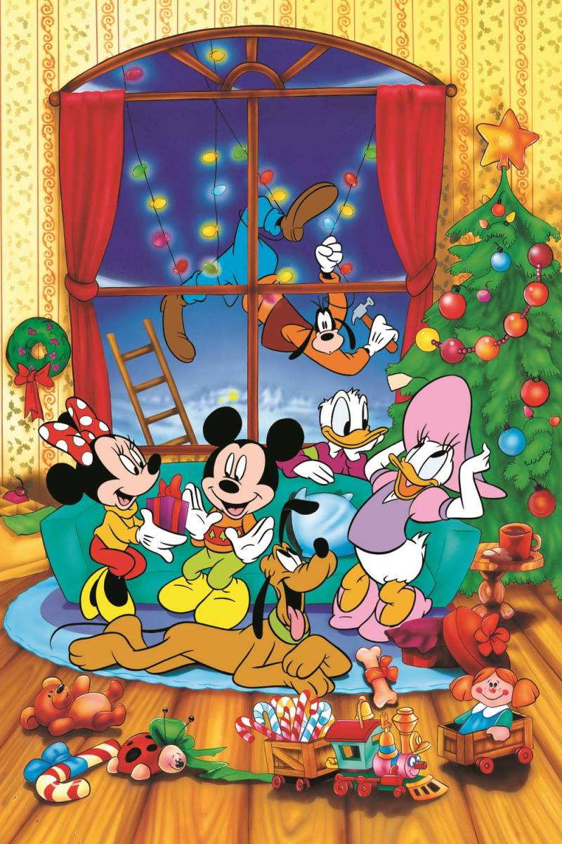 Trefl 40 Jahre Trefl - Weihnachten Von Micky Maus Und Freunden 600 Teile Puzzle Trefl-37602 von Trefl