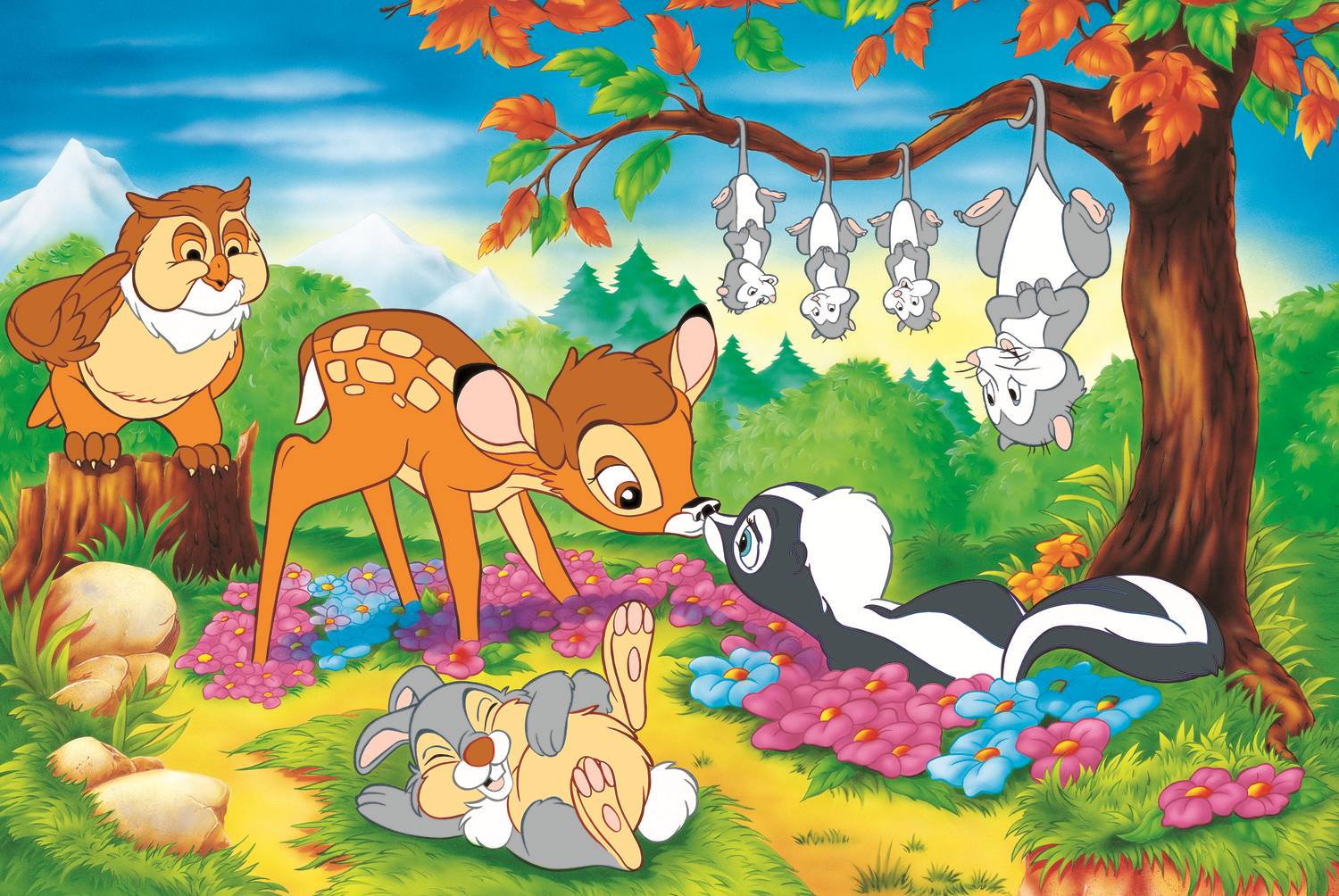 Trefl 40th anniversary Trefl - Bambi and forest friends - Disney Bambi 160 Teile Puzzle Trefl-40054 von Trefl