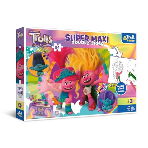 Trefl 41017 Trolls Band Together, Lustiger Tag, Mehrfarbig von Trefl