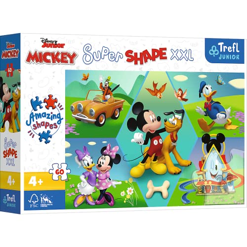 Junior Super Shape XXL Puzzle 60 Teile - Mickey Mouse Junior Super Shape XXL Puzzle 60 Teile - Mickey Mouse von Trefl