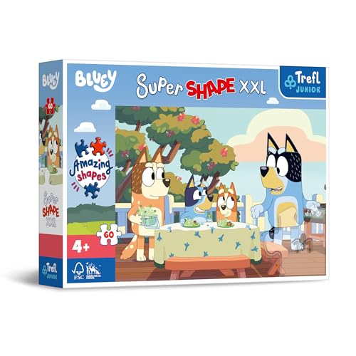 Trefl 50040 Bluey und Freunde Kinderpuzzle, Mehrfarbig von Trefl