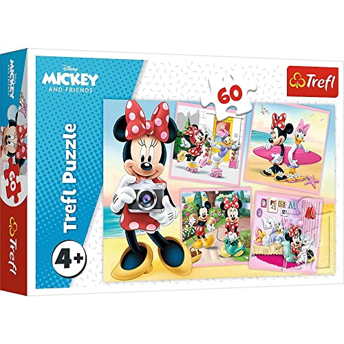 Trefl 17360 60 Elemente, entzückende, Kinder ab 4 Jahren Puzzles, Disney Minnie Maus liebenswert Trefl 17360 60 Elemente, entzückende, Kinder ab 4 Jahren Puzzles, Disney Minnie Maus liebenswert von Trefl