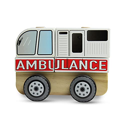 Trefl Ambulans Holzspielzeug für Kinder ab 12 Monaten von Trefl