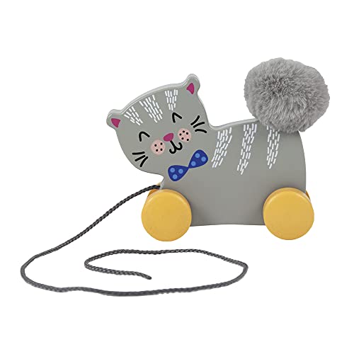 Trefl - Cat, Wooden Toys - Holzspielzeug, Kätzchen auf Rädern, Zugschnur, Bio Naturholz, Sicheres Spielzeug für Jahre, für Kinder ab 12 Monaten Trefl - Cat, Wooden Toys - Holzspielzeug, Kätzchen auf Rädern, Zugschnur, Bio Naturholz, Sicheres Spielzeug für Jahre, für Kinder ab 12 Monaten von Trefl