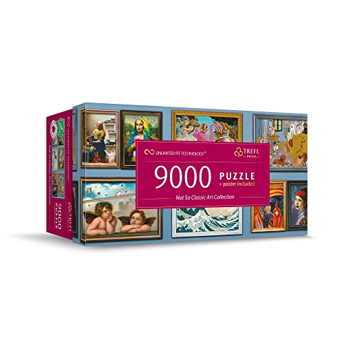 Trefl 81021 9000 Teile, Großes, Dickste Pappe, Bio, Collage, Lustige Puzzles mit Kunstwerken, Unterhaltung für Erwachsene und Kinder ab 12 Jahren, Not So Classic Art Collection von Trefl