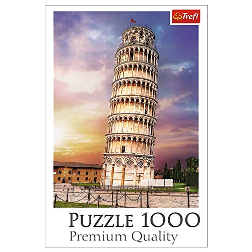 Trefl 916 10441 Turm von EA 1000 Teile, Premium Quality, für Erwachsene und Kinder ab 12 Jahren 1000pcs Pisa Tower, Coloured von Trefl
