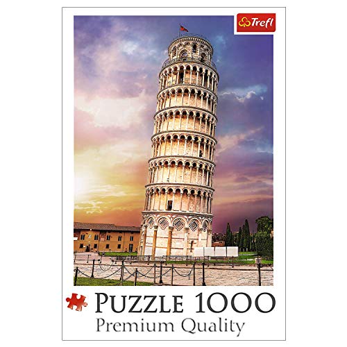 Trefl 916 10441 Turm von EA 1000 Teile, Premium Quality, für Erwachsene und Kinder ab 12 Jahren 1000pcs Pisa Tower, Coloured von Trefl