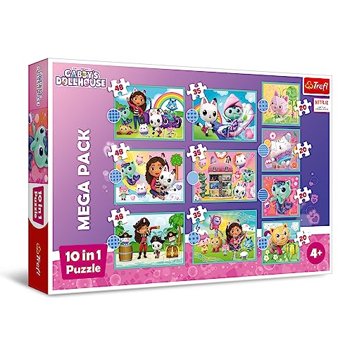 10 in 1 Puzzle - Gabby's Dollhouse 10 in 1 Puzzle - Gabby's Dollhouse von Trefl